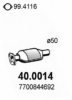 ASSO 40.0014 Catalytic Converter